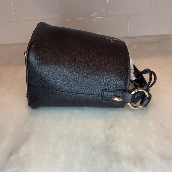 Kate Spade Purse Handbag Leather New York Hayes Mini Bucket Bag Pocketbook - Picture 7 of 13
